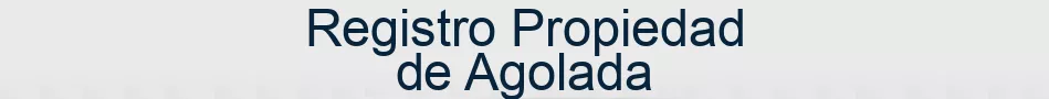 Registro Propiedad de Agolada