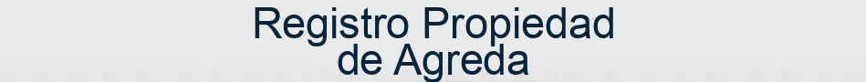 Registro Propiedad de Agreda