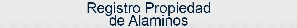Registro Propiedad de Alaminos