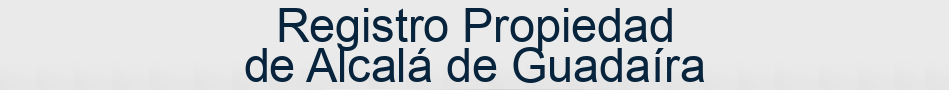 Registro Propiedad de Alcalá de Guadaíra