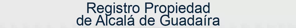 Registro Propiedad de Alcalá de Guadaíra