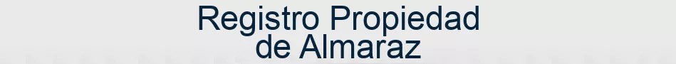 Registro Propiedad de Almaraz