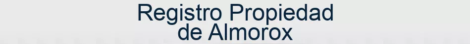 Registro Propiedad de Almorox
