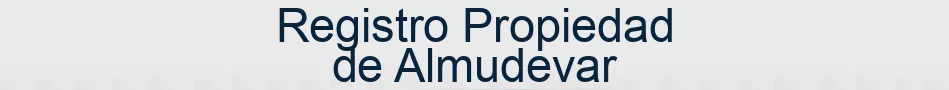 Registro Propiedad de Almudevar