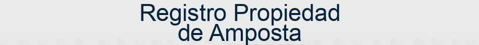 Registro Propiedad de Amposta
