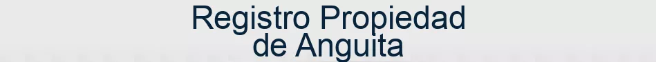 Registro Propiedad de Anguita