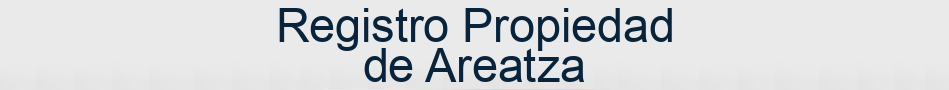 Registro Propiedad de Areatza