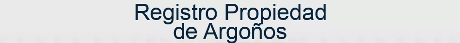 Registro Propiedad de Argoños