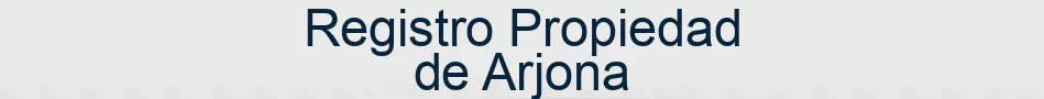 Registro Propiedad de Arjona