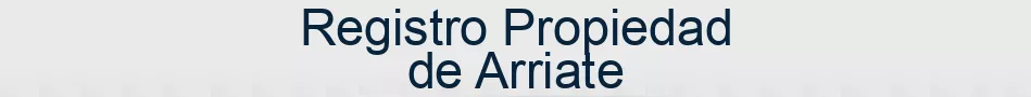 Registro Propiedad de Arriate