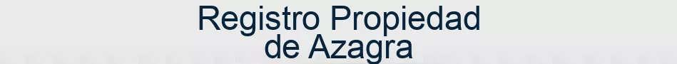 Registro Propiedad de Azagra