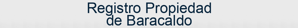 Registro Propiedad de Baracaldo
