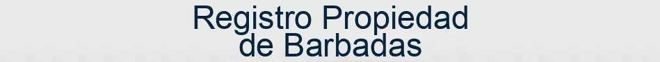 Registro Propiedad de Barbadas