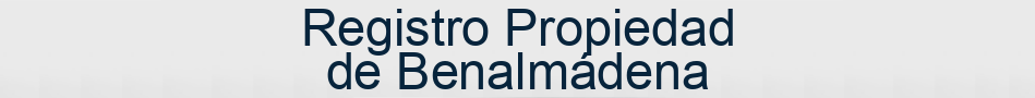 Registro Propiedad de Benalmádena