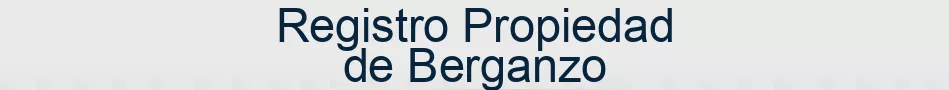 Registro Propiedad de Berganzo