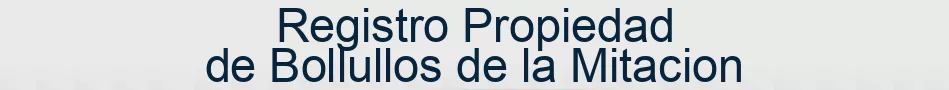 Registro Propiedad de Bollullos de la Mitacion