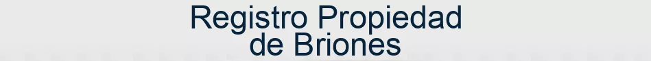 Registro Propiedad de Briones