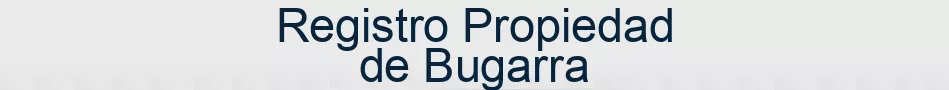 Registro Propiedad de Bugarra