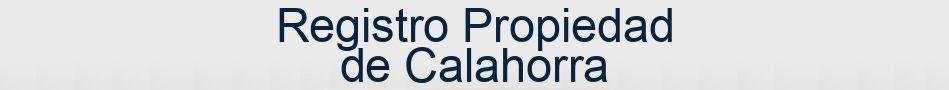 Registro Propiedad de Calahorra