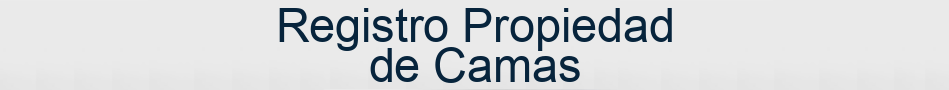 Registro Propiedad de Camas