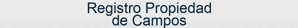 Registro Propiedad de Campos