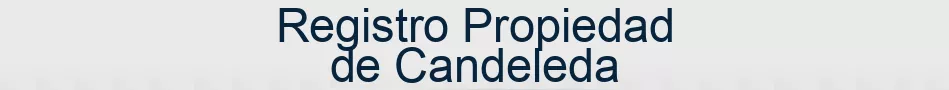 Registro Propiedad de Candeleda
