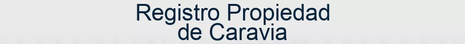 Registro Propiedad de Caravia
