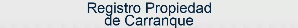 Registro Propiedad de Carranque