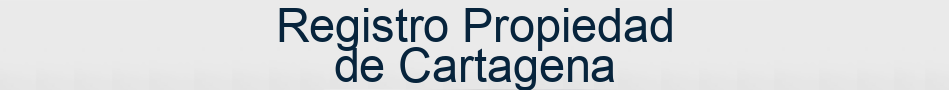 Registro Propiedad de Cartagena
