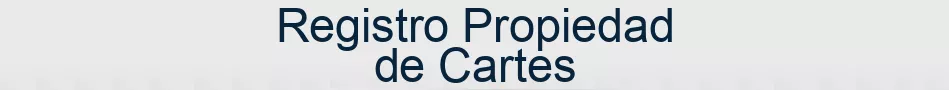 Registro Propiedad de Cartes