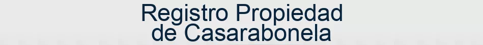 Registro Propiedad de Casarabonela