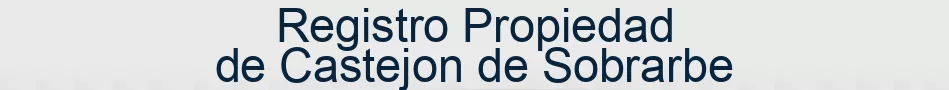 Registro Propiedad de Castejon de Sobrarbe