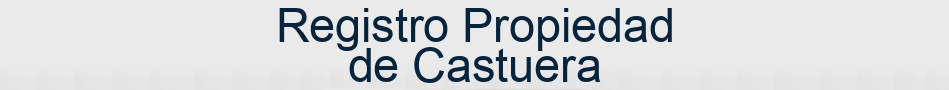Registro Propiedad de Castuera