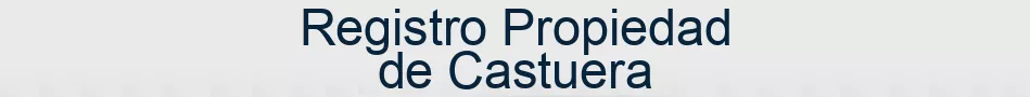 Registro Propiedad de Castuera