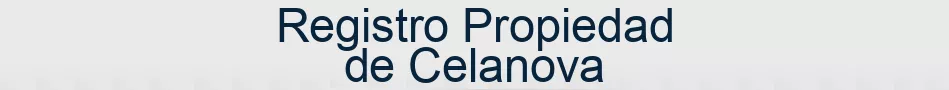 Registro Propiedad de Celanova