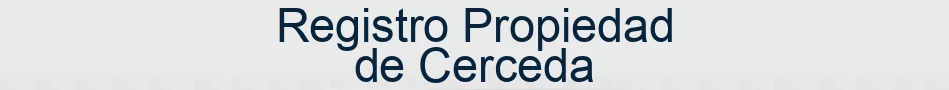 Registro Propiedad de Cerceda