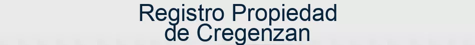 Registro Propiedad de Cregenzan