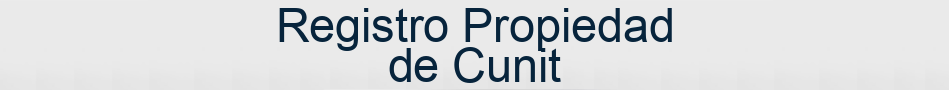 Registro Propiedad de Cunit