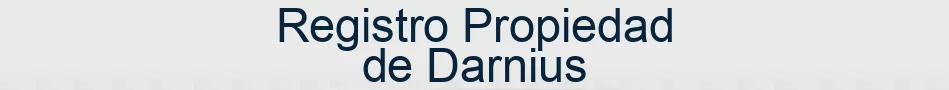 Registro Propiedad de Darnius