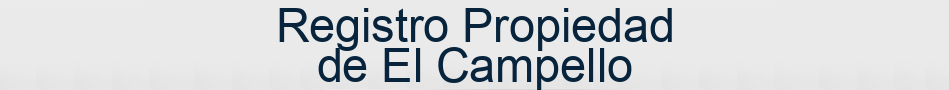 Registro Propiedad de El Campello