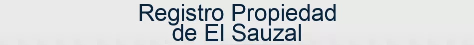 Registro Propiedad de El Sauzal
