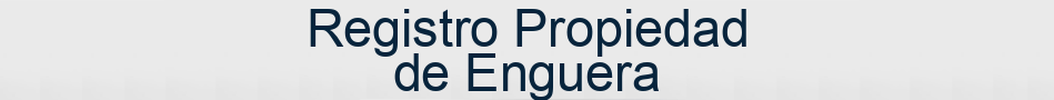 Registro Propiedad de Enguera