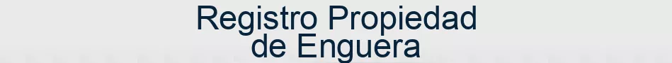 Registro Propiedad de Enguera