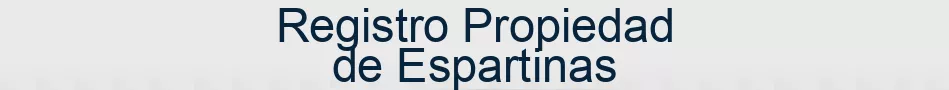 Registro Propiedad de Espartinas