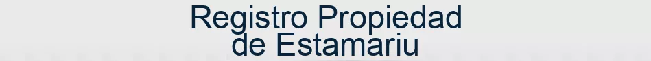 Registro Propiedad de Estamariu