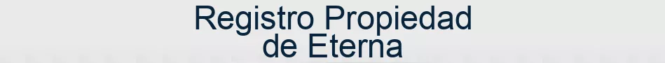 Registro Propiedad de Eterna