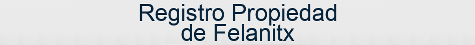 Registro Propiedad de Felanitx