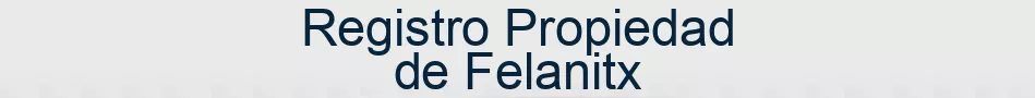 Registro Propiedad de Felanitx