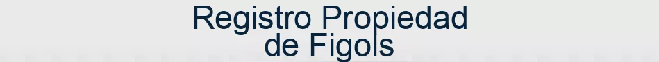 Registro Propiedad de Figols