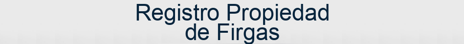 Registro Propiedad de Firgas